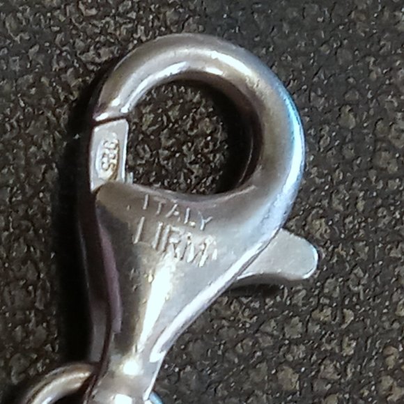 Vintage LIRM 925 Sterling Silver Byzantine Bracelet - Picture 8 of 8